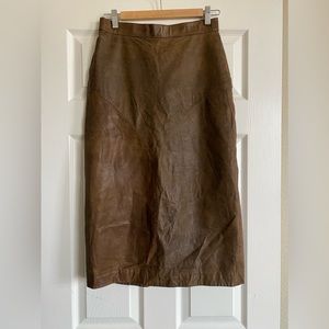 Global G-111 Leather Fashions skirt size 9